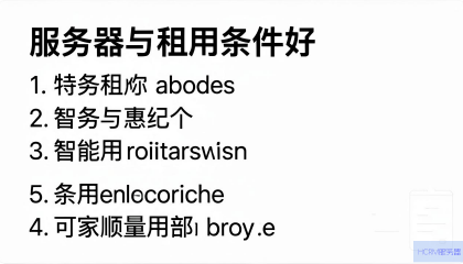 服务器租用什么条件好？