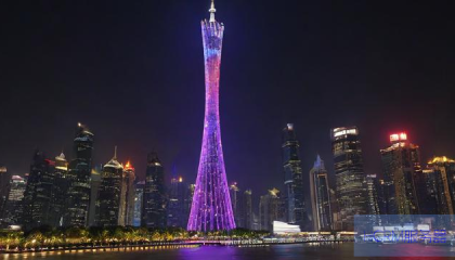 广州塔璀璨灯光致敬教师,颂扬师恩,照亮未来之路