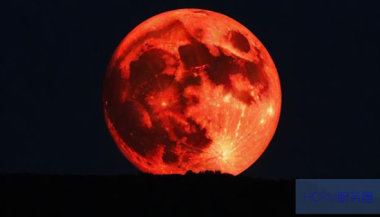 罕见血月形成之谜揭秘,揭秘血月形成的奥秘与过程