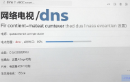 移动网络电视DNS怎么设置？