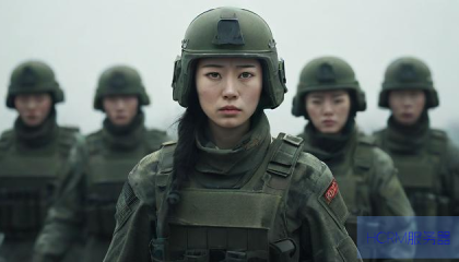 装备方队唯一女教头风采超赞!
