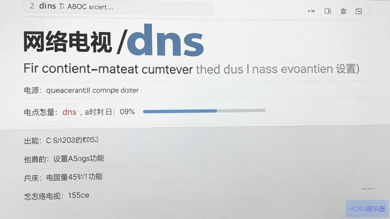 移动网络电视dns怎么设置