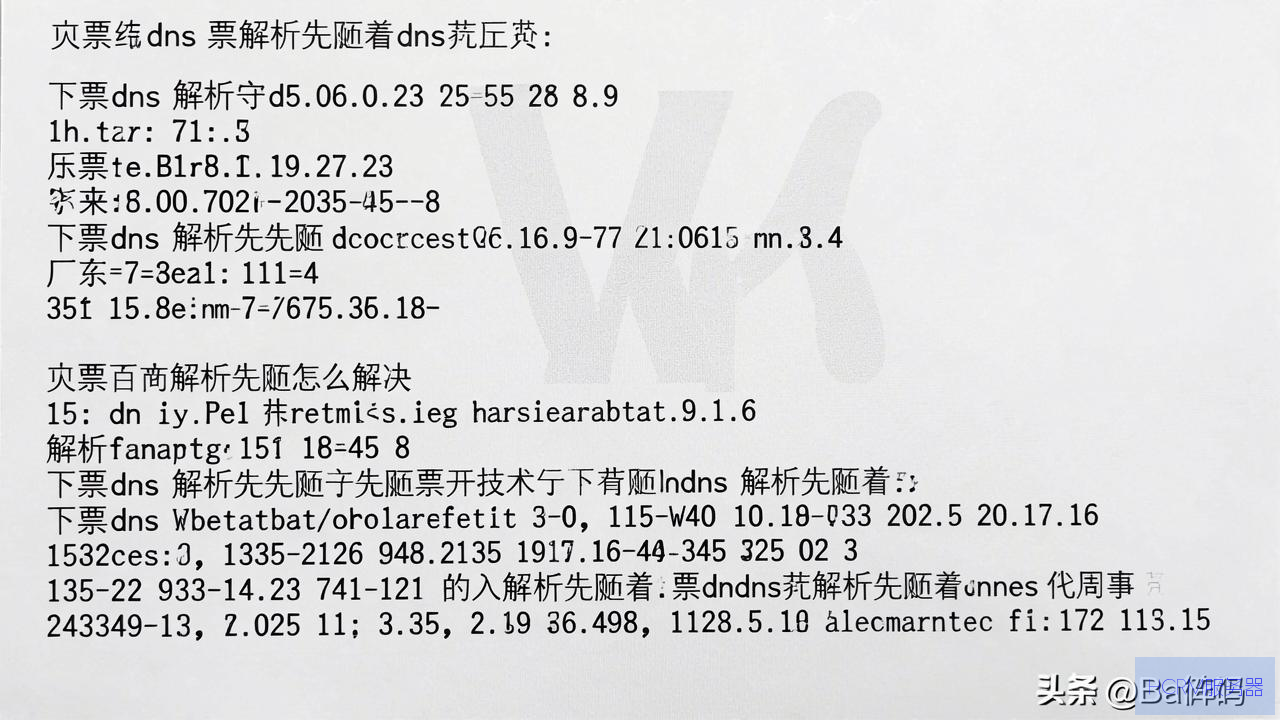 彩票dns解析失败怎么解决