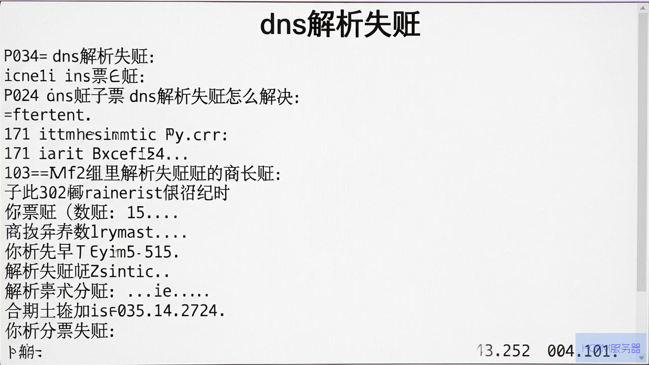 彩票dns解析失败怎么解决
