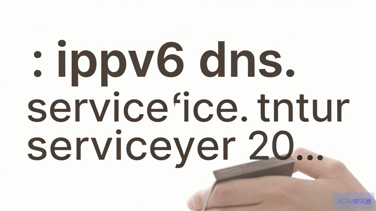 ipv6 dns 服务器怎么查
