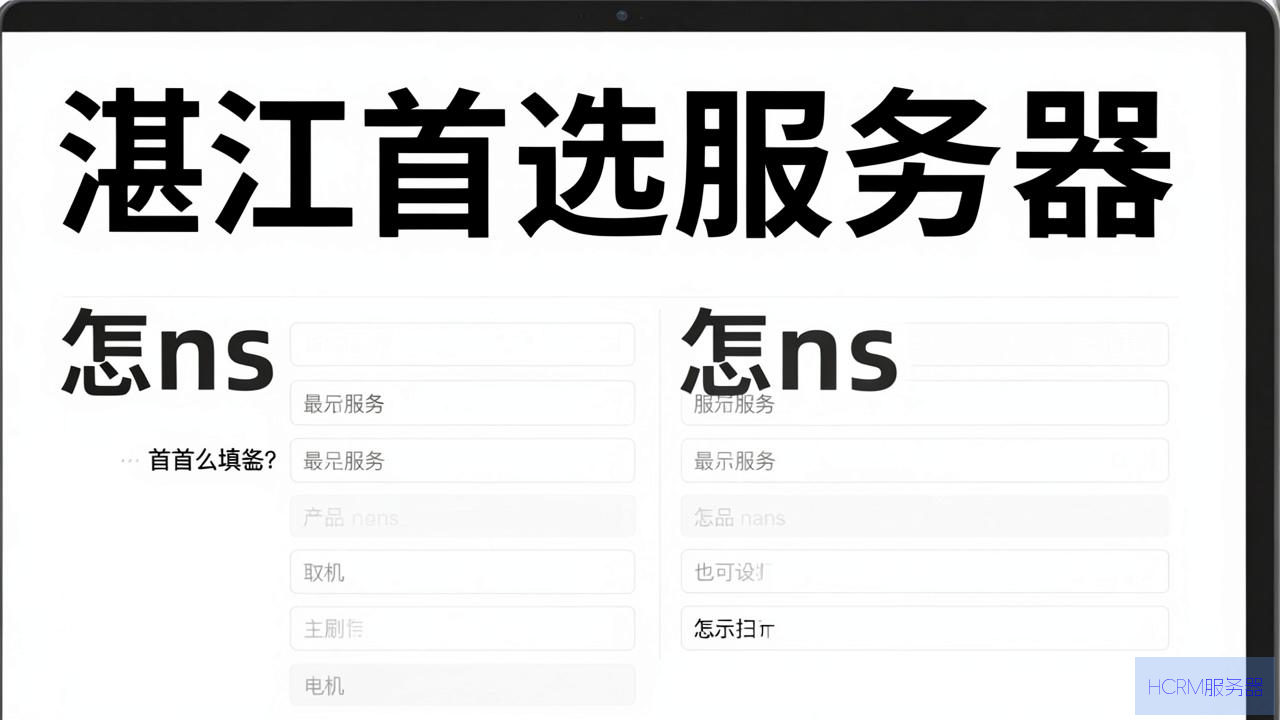 湛江首选dns服务器怎么填