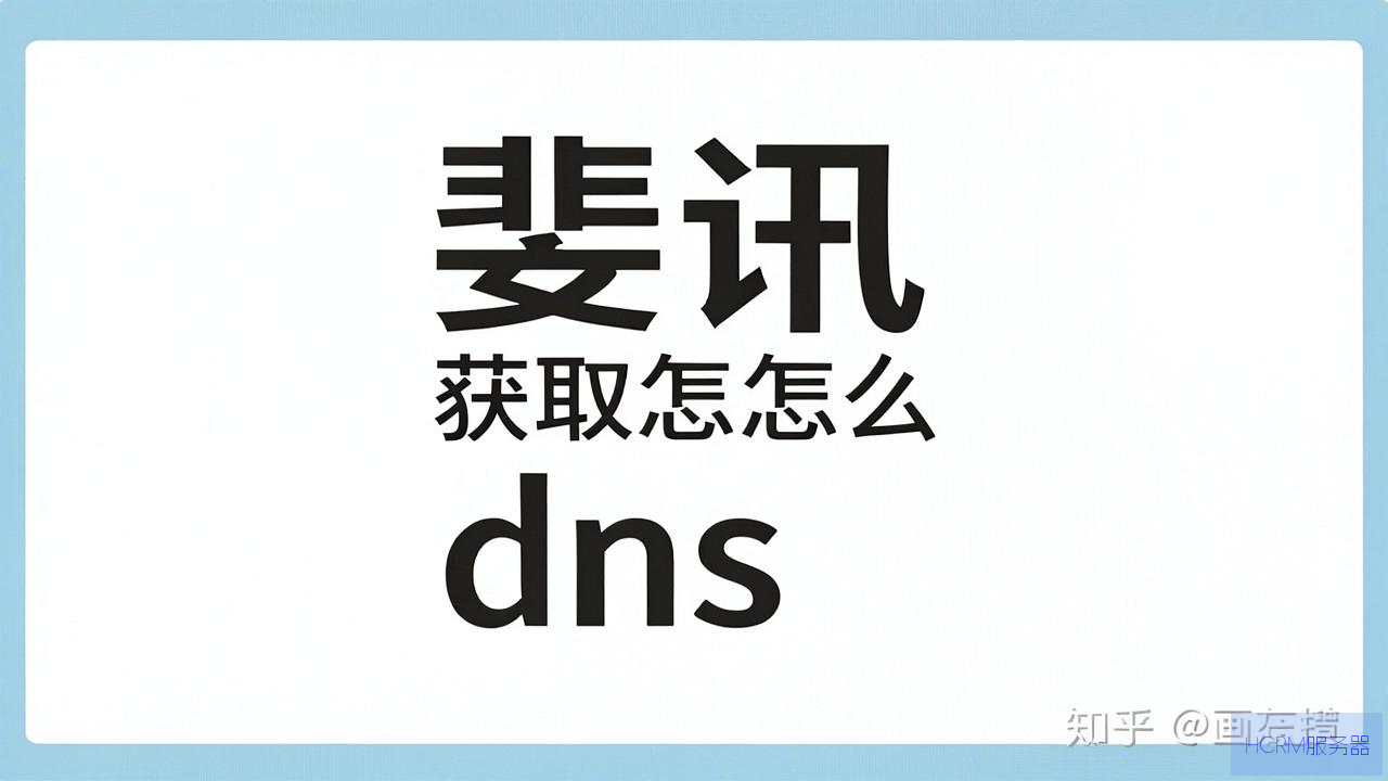 斐讯dns怎么获取ip