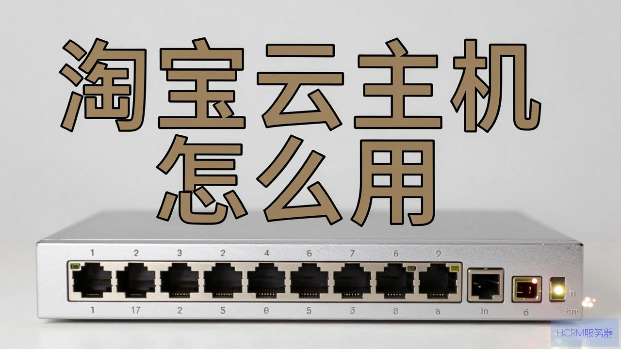 淘宝云主机怎么用