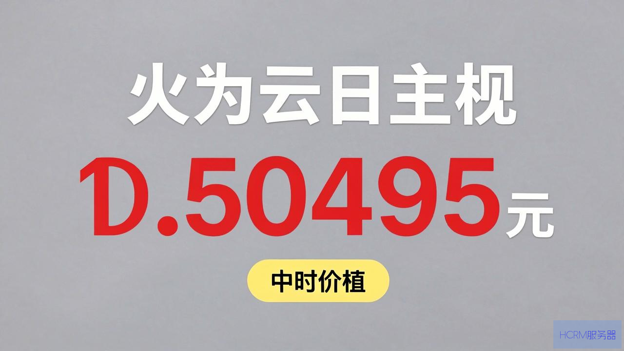 华为云主机的价格怎么样