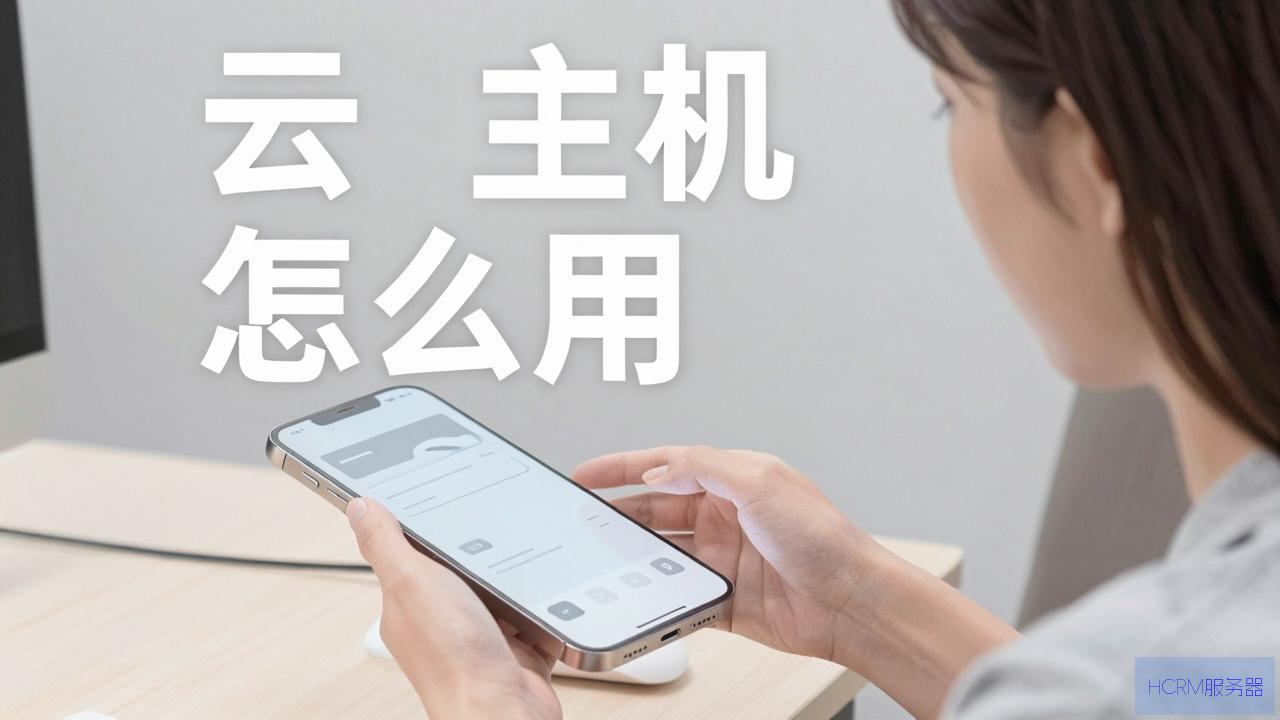 手机操控云主机怎么用