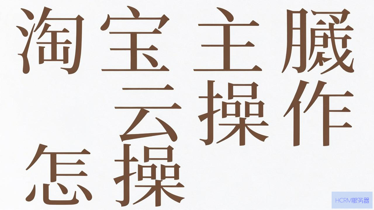 淘宝云主机怎么操作