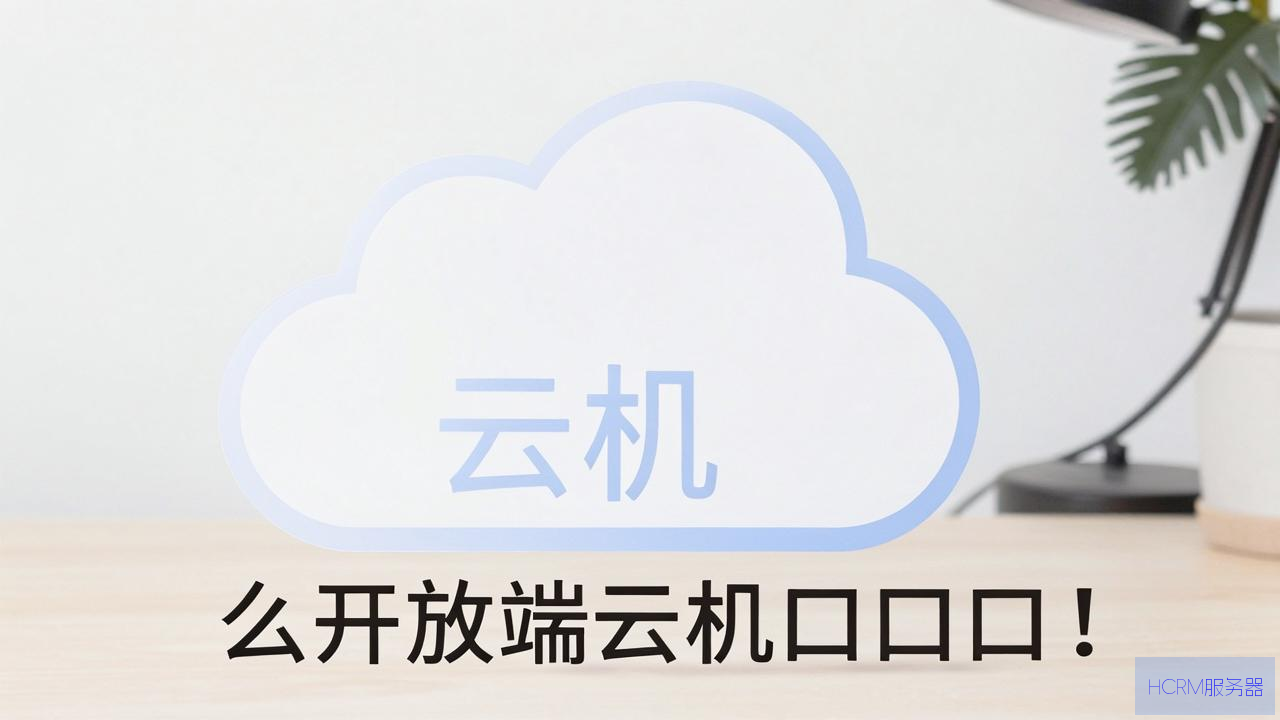 云主机  怎么开放端口