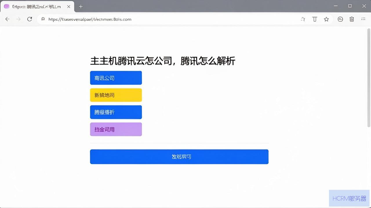腾讯云怎么解析主机