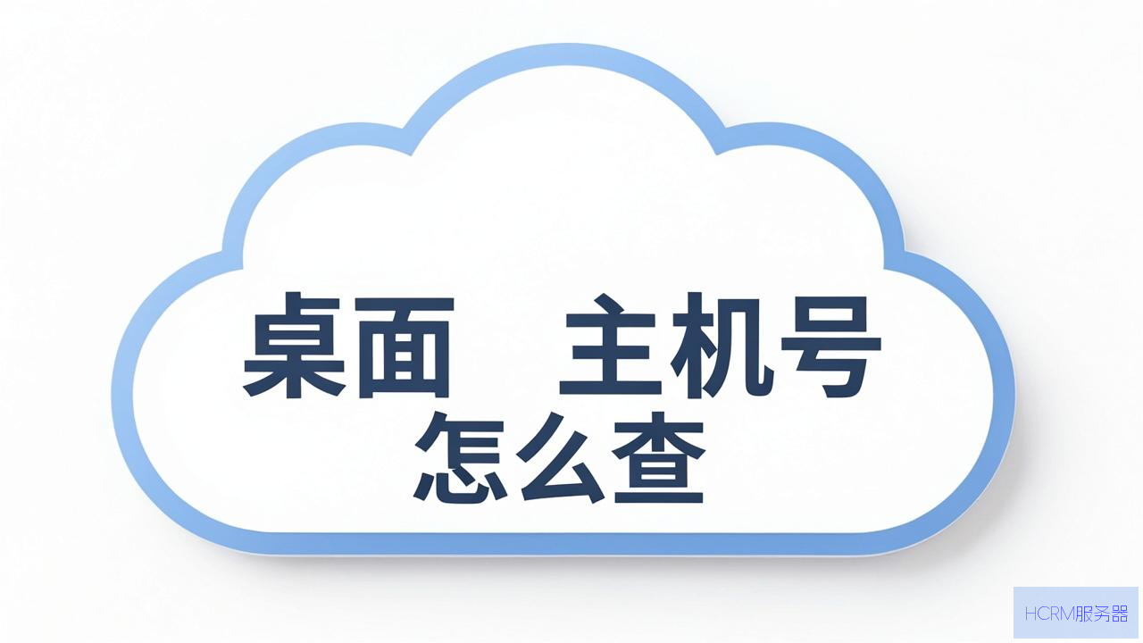 云桌面主机号怎么查
