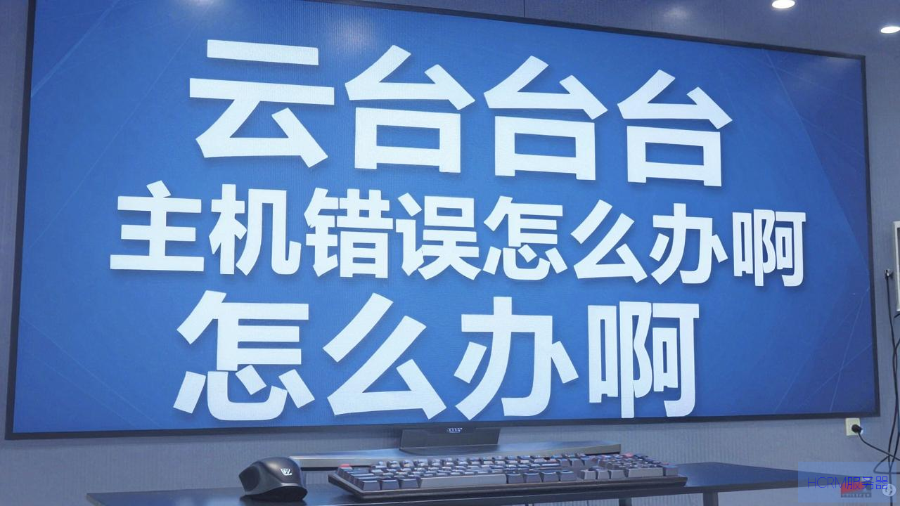 云平台主机错误怎么办啊