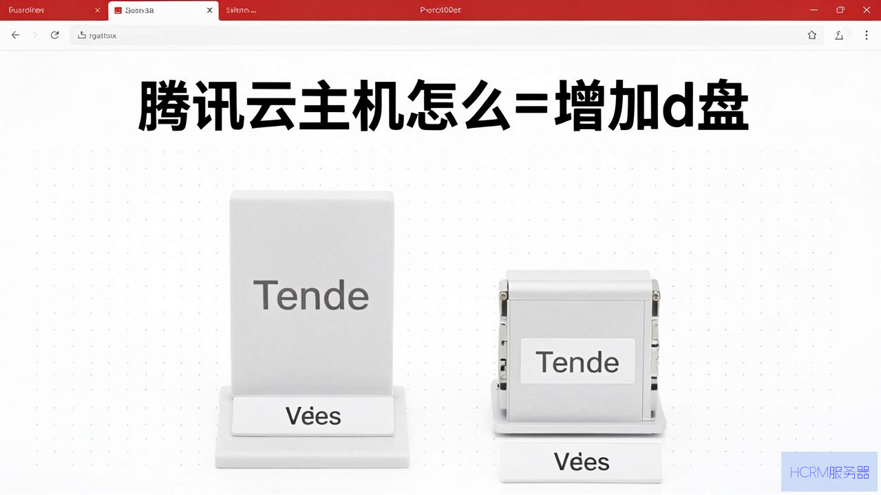 腾讯云主机怎么增加d盘