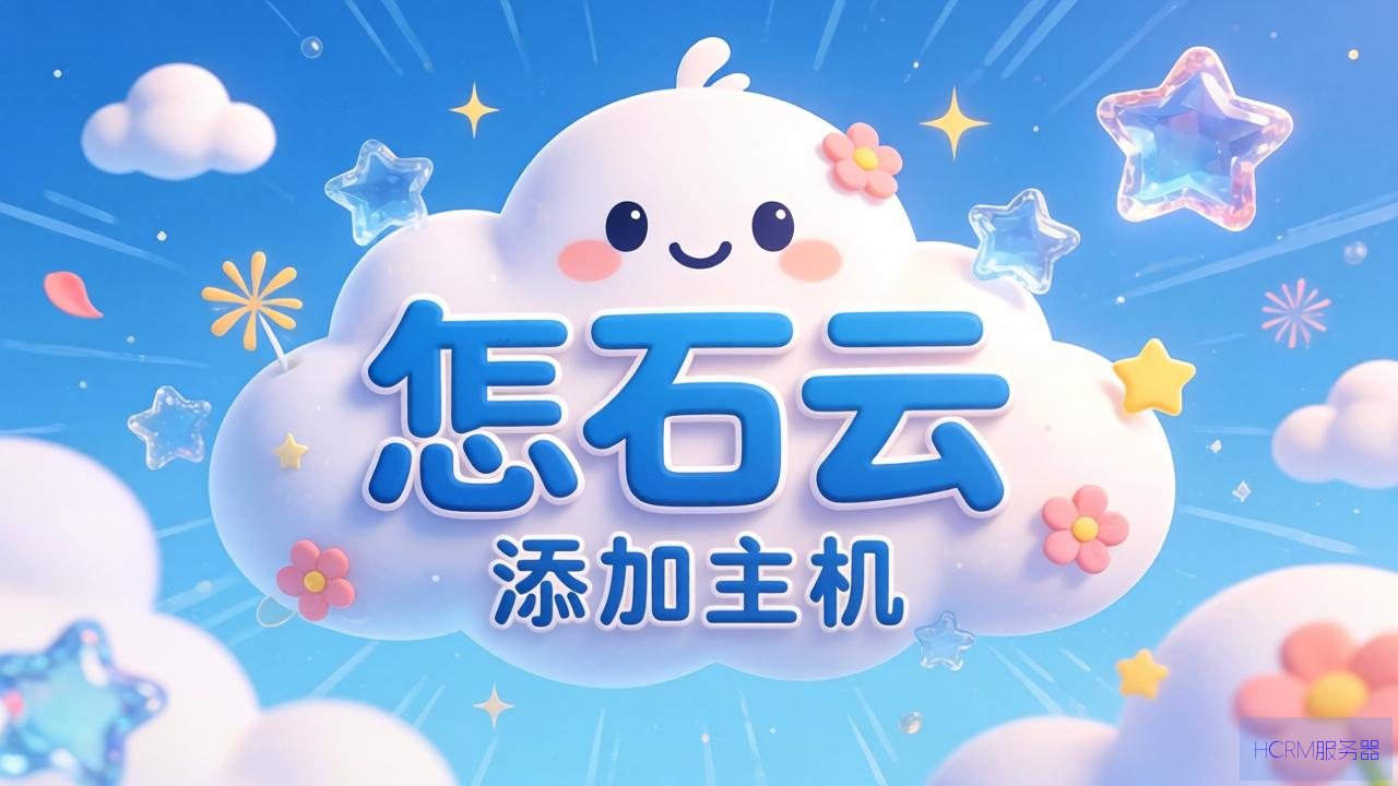 云石云怎么添加主机