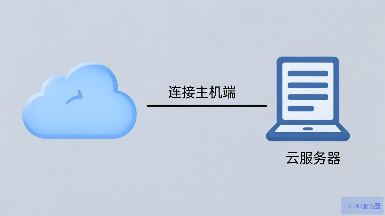 怎么连接云服务器主机端