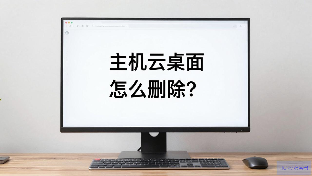 小主机云桌面怎么删除