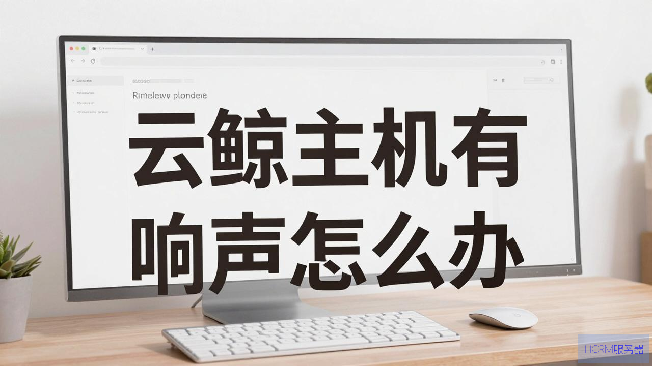 云鲸主机有响声怎么办