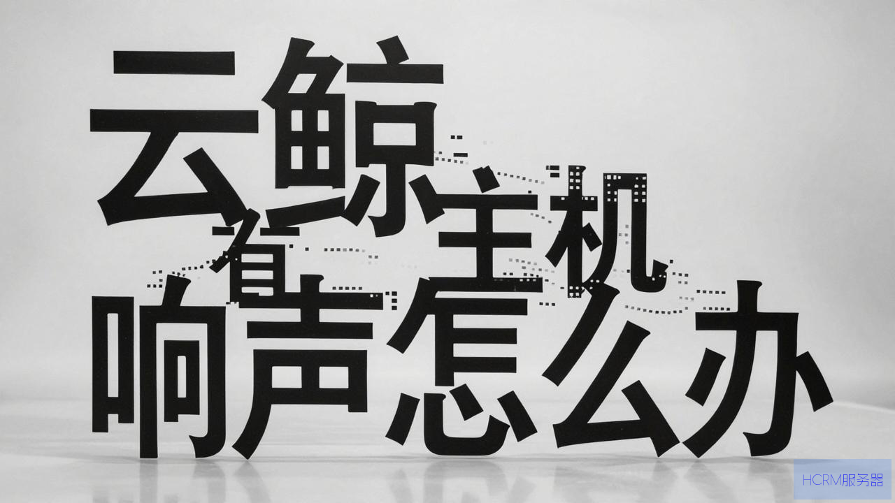 云鲸主机有响声怎么办