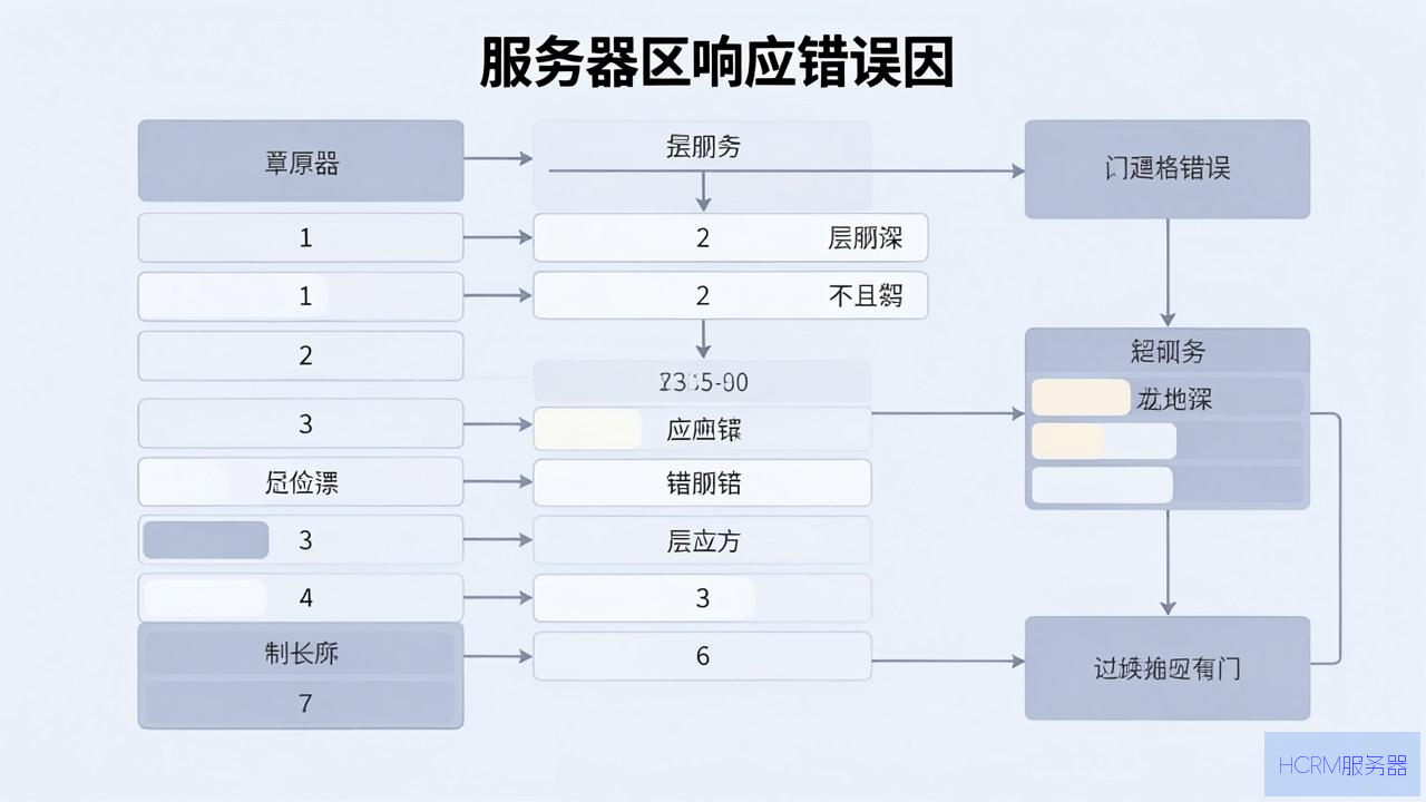 服务器响应错误什么原因