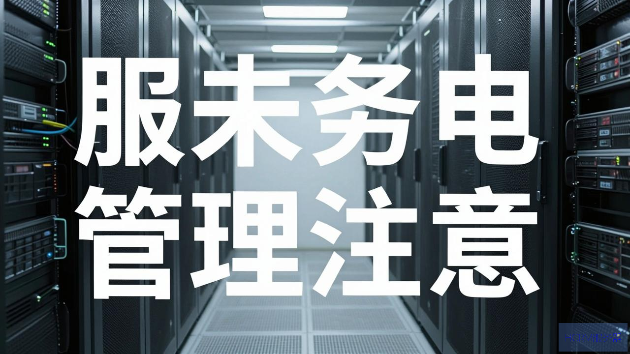 机房服务器管理注意什么