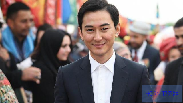 霍启刚逛新疆国际大巴扎被偶遇