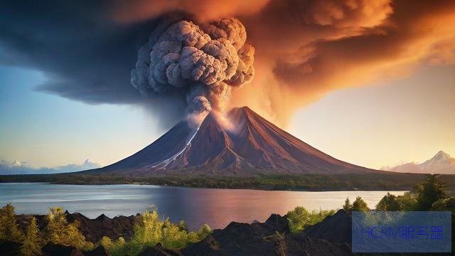 俄堪察加半岛强震后火山喷发