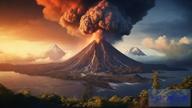俄堪察加半岛强震后火山喷发