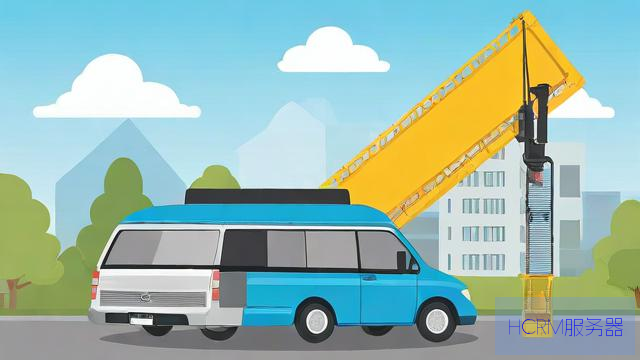 商务车挡住自家车辆 车主叫来吊车