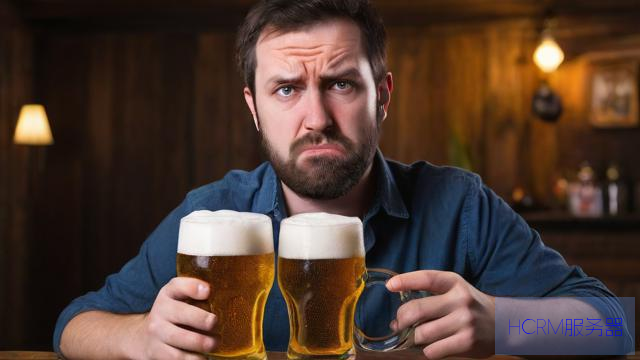 男子两杯啤酒下肚后全脸发黑失去意识