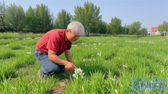 男子爬进牧民院子摘韭菜花被拦