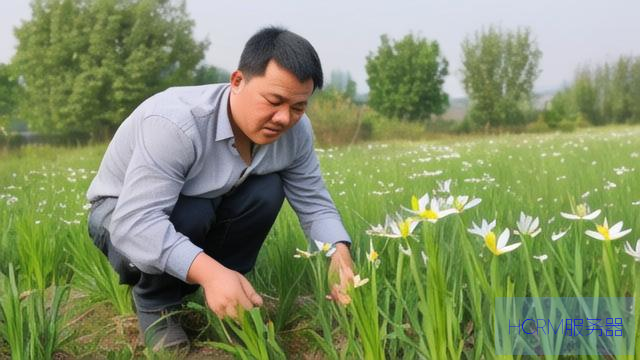 男子爬进牧民院子摘韭菜花被拦