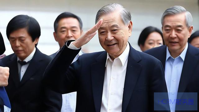 73岁唐国强一下车就对粉丝敬礼