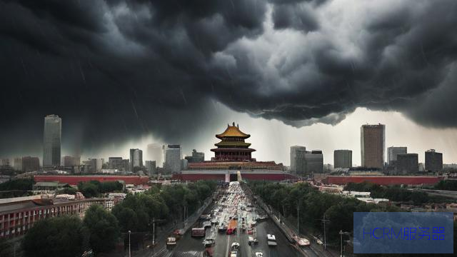 北京暴雨 市民非必要不外出