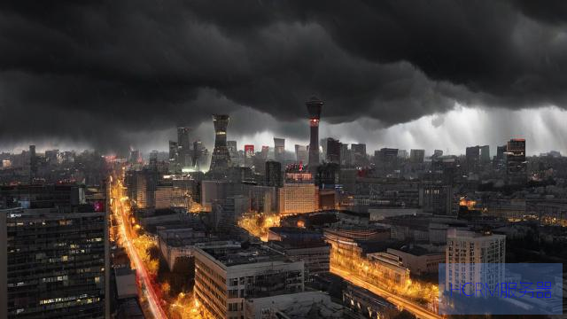 北京暴雨 市民非必要不外出