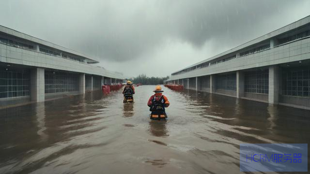 北京暴雨致养老中心被淹 消防救援